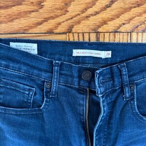 Levi's Women's Mile High Super Skinny Jeans - Dark Blue